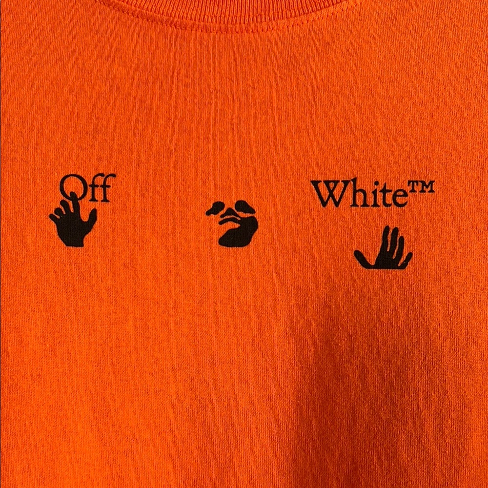 Off-White orange T-shirt - Original - Picture 8 of 10
